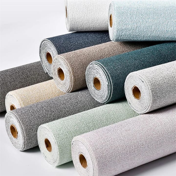 Textured Linen Peel and Stick Wallpaper
