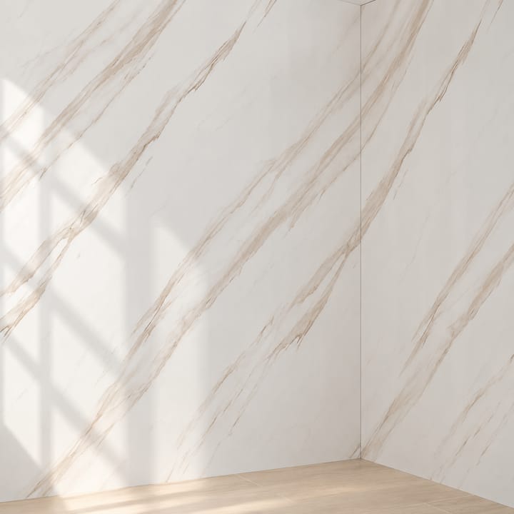 Marble Peel and Stick Wallpaper Roll, Beige marble