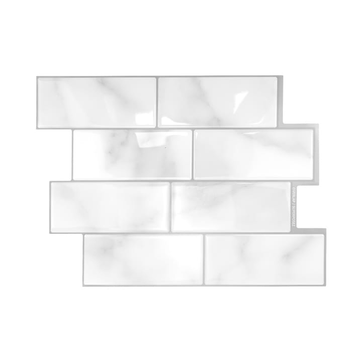 Peel and Stick Backsplash Tile Sheets, Dark green