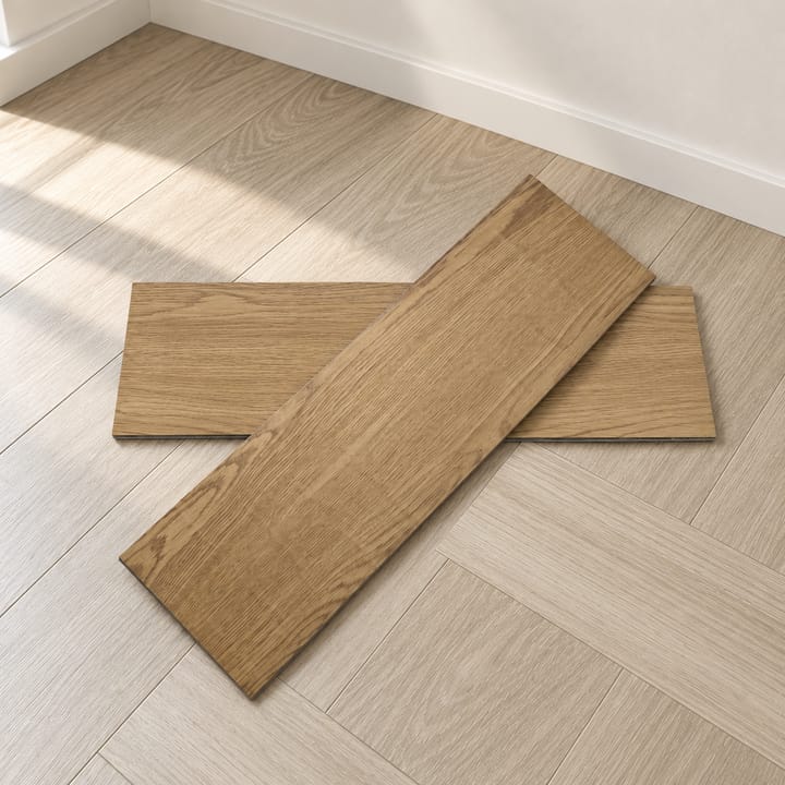 Wood Grain Peel and Stick Floor Tiles, Natural oak