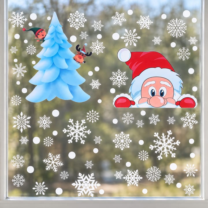 Christmas Static Window Clings