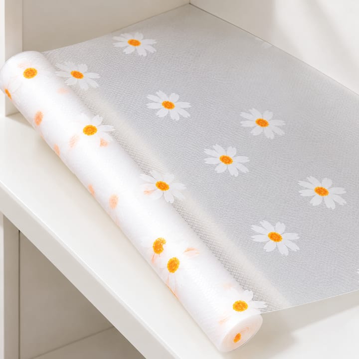Daisy Print Foam Shelf Liner
