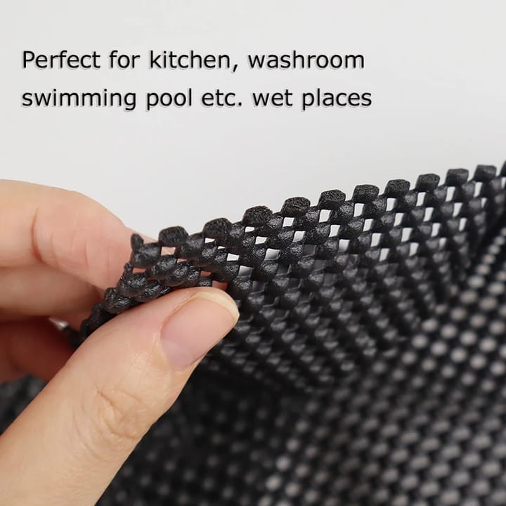 Black Grid Foam Shelf and Drawer Liner