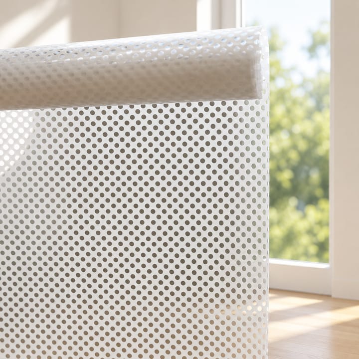 Self Adhesive Mesh Window Film, White