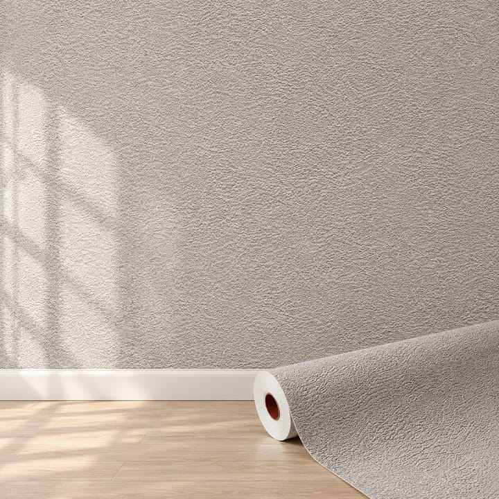 Textured Linen Peel and Stick Wallpaper, Brown diatom