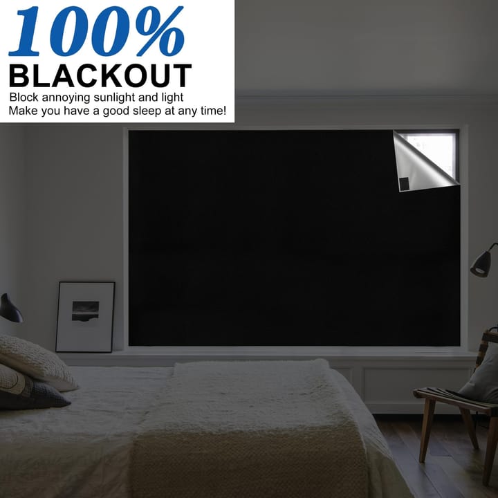 Blackout Window Cover Film