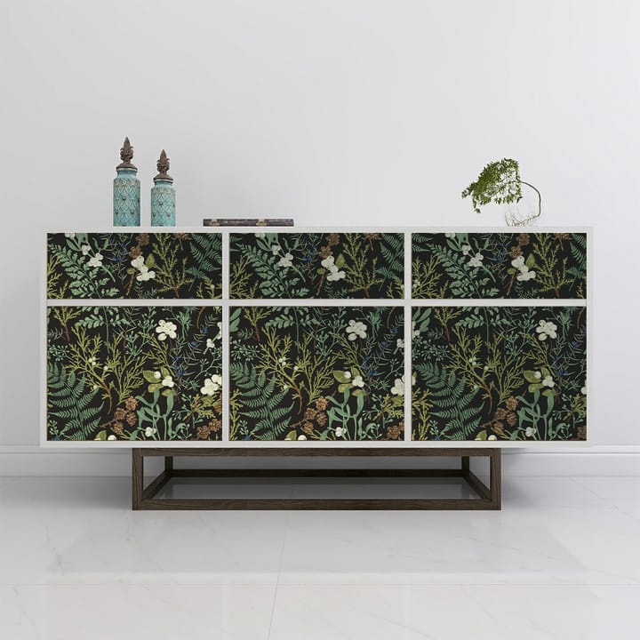Black Forest Floral Peel and Stick Wallpaper