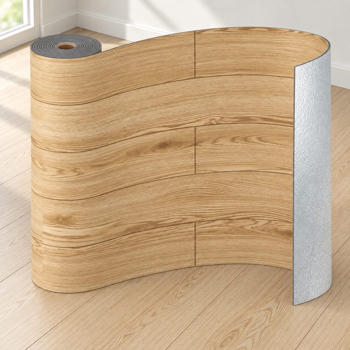 Adhesive Vinyl Floor Plank Roll