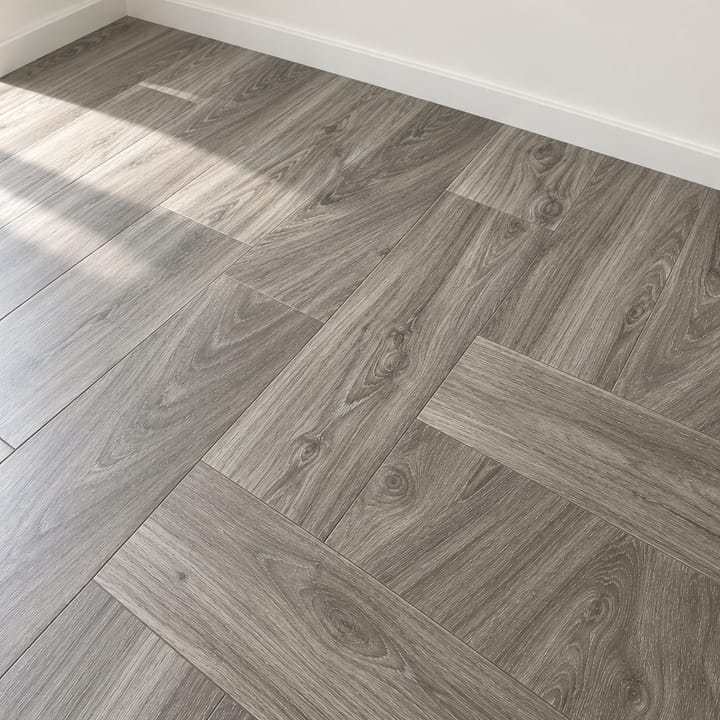 Wood Grain Peel and Stick Floor Tiles, Gray brown wood