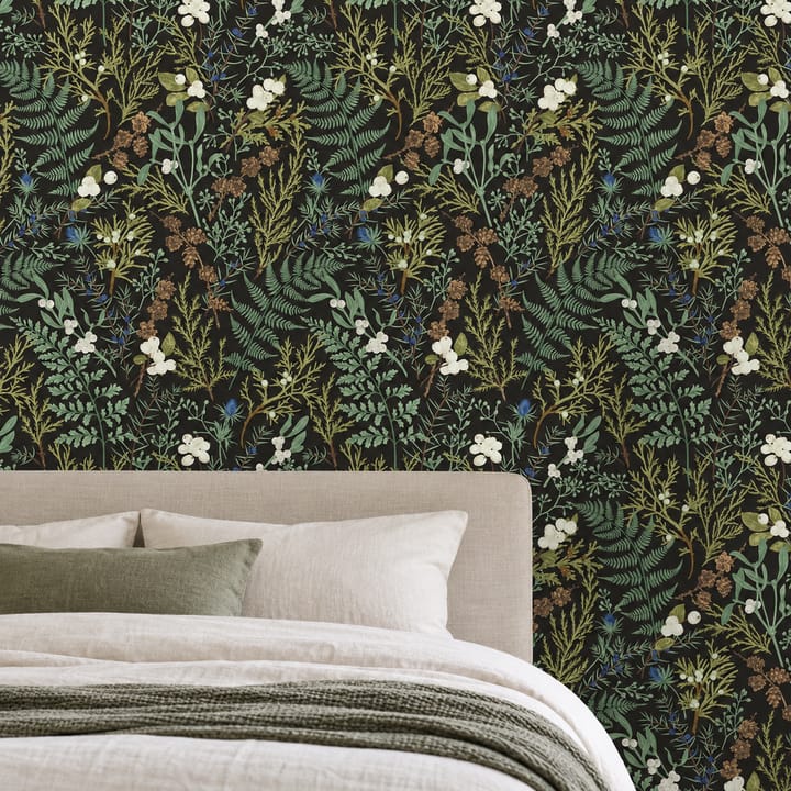 Black Forest Floral Peel and Stick Wallpaper