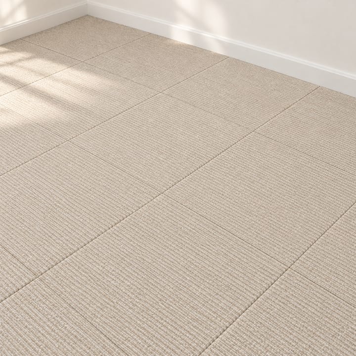 Soft Step Carpet Floor Tiles, Khaki, 20 sheets