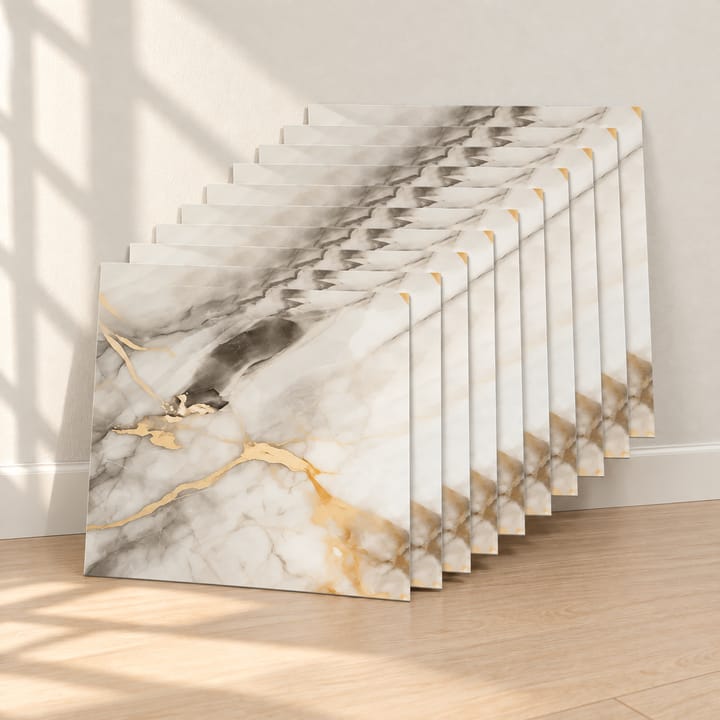 Marble Peel and Stick Tile Stickers, Pandora marble, 10 sheets