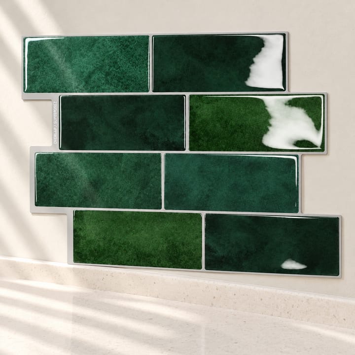 Peel and Stick Backsplash Tile Sheets, White