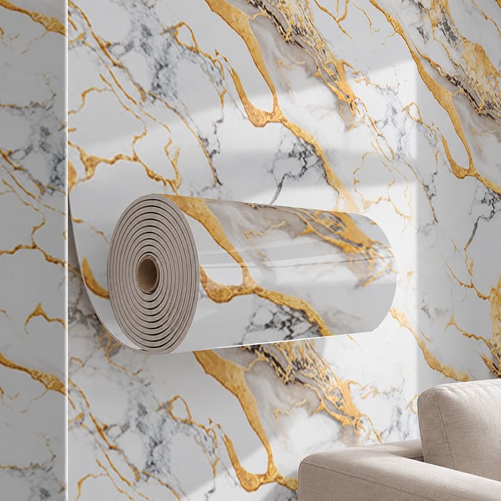 Marble Vein Peel and Stick Wallpaper