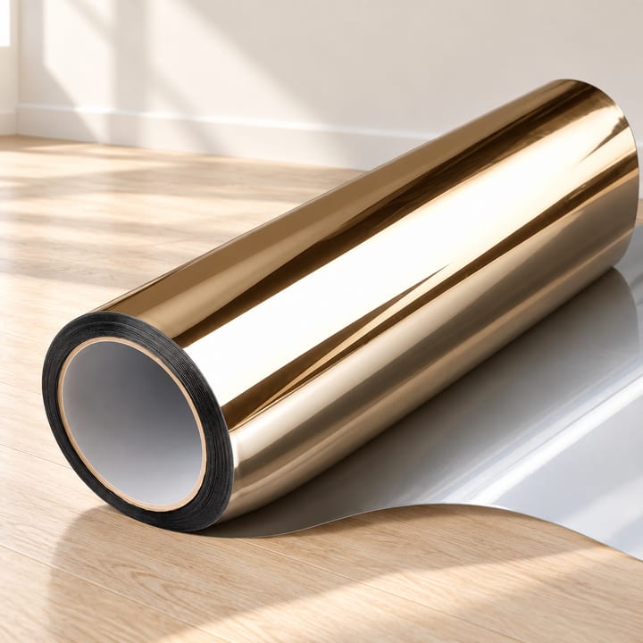 Daytime Mirror Window Tint Roll, Brown