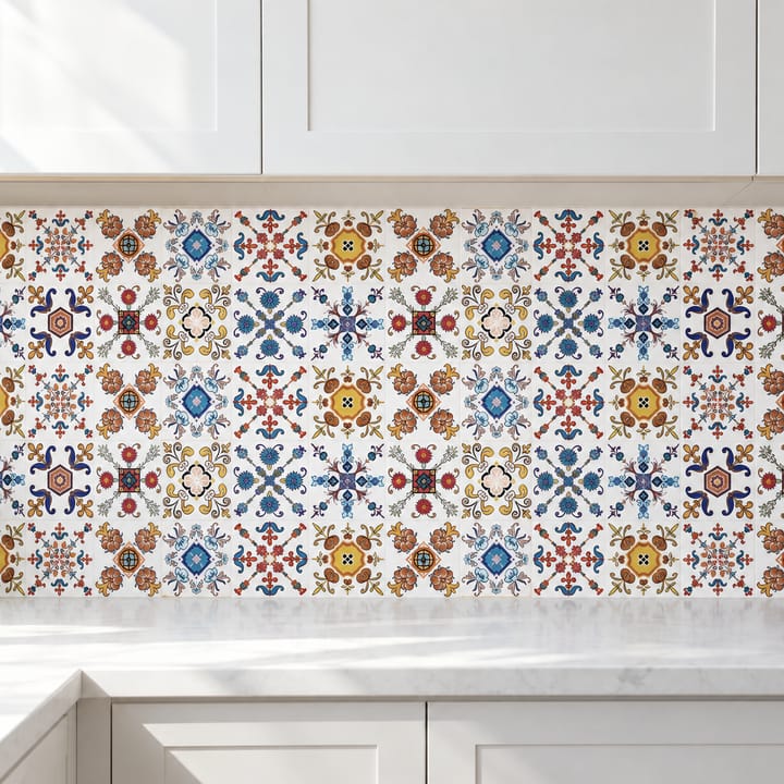 Geometric and Floral Peel and Stick Tile Stickers