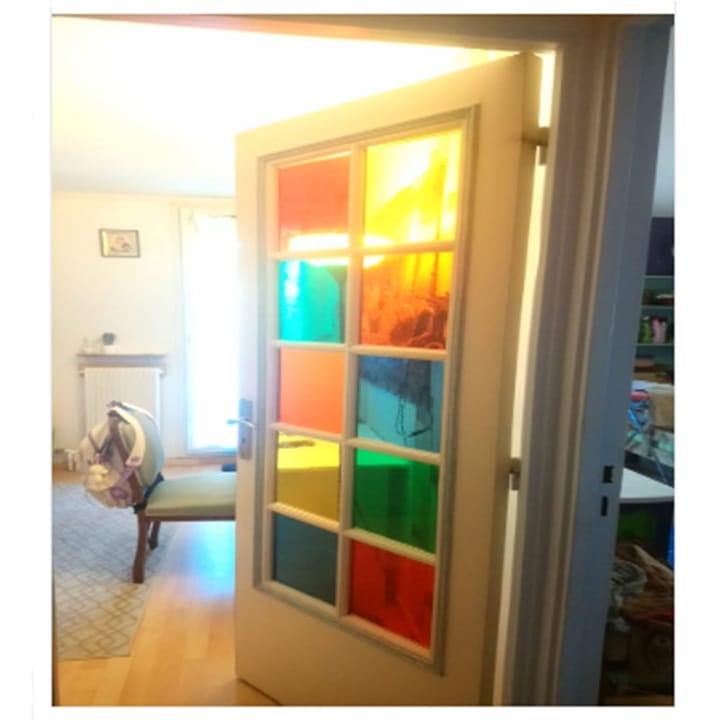 Colorful Stained Glass Window Cling Roll