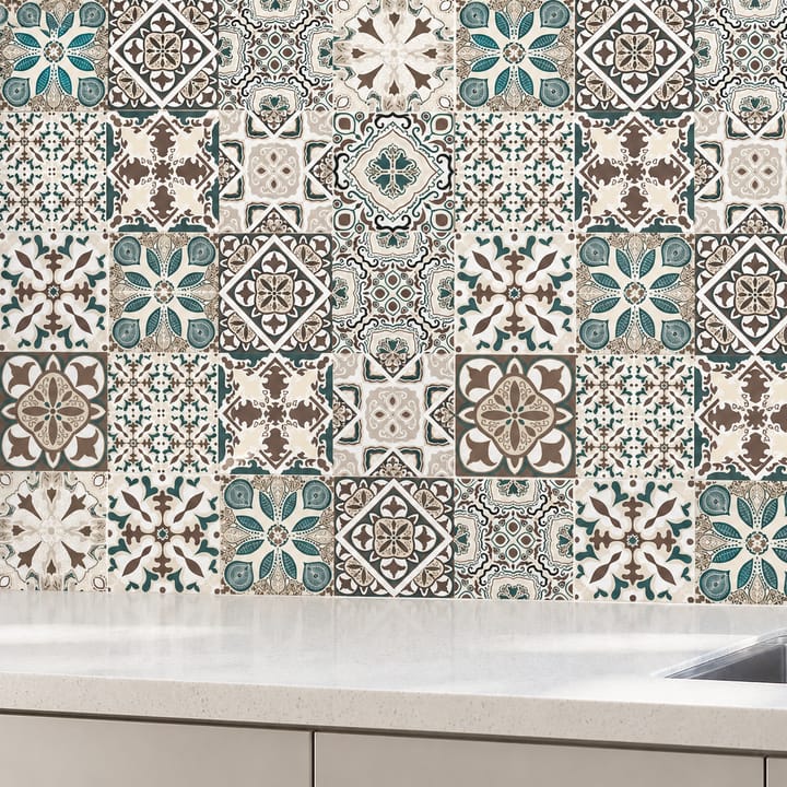 Medallion Mix Peel and Stick Tile Sticker