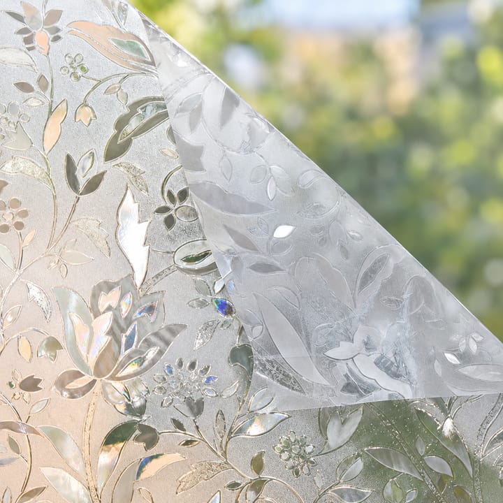 Frosted Floral Privacy Window Film