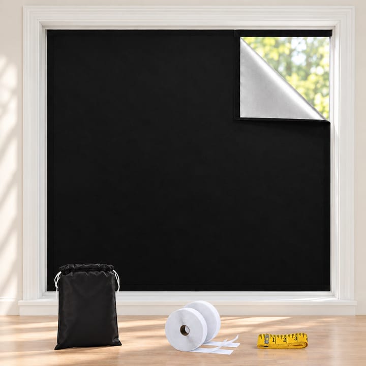 Blackout Window Cover with Velcro Strips, 57 x 78.7 in