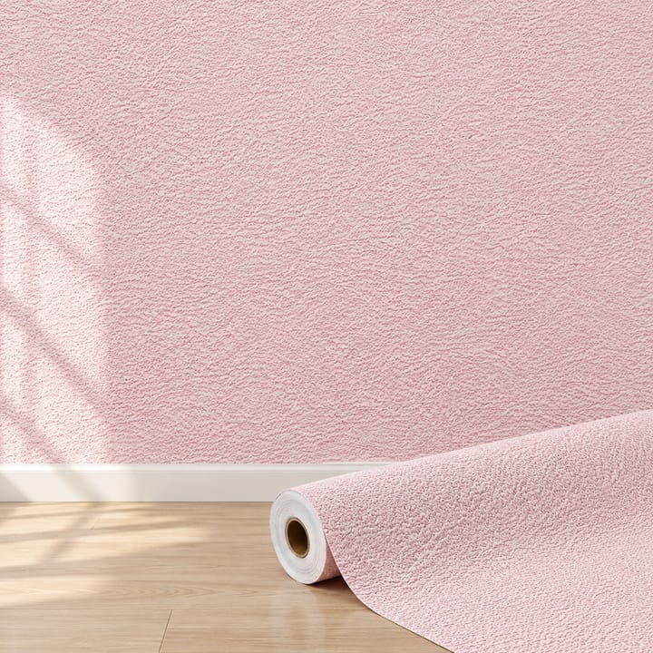 Textured Linen Peel and Stick Wallpaper, Pink diatom