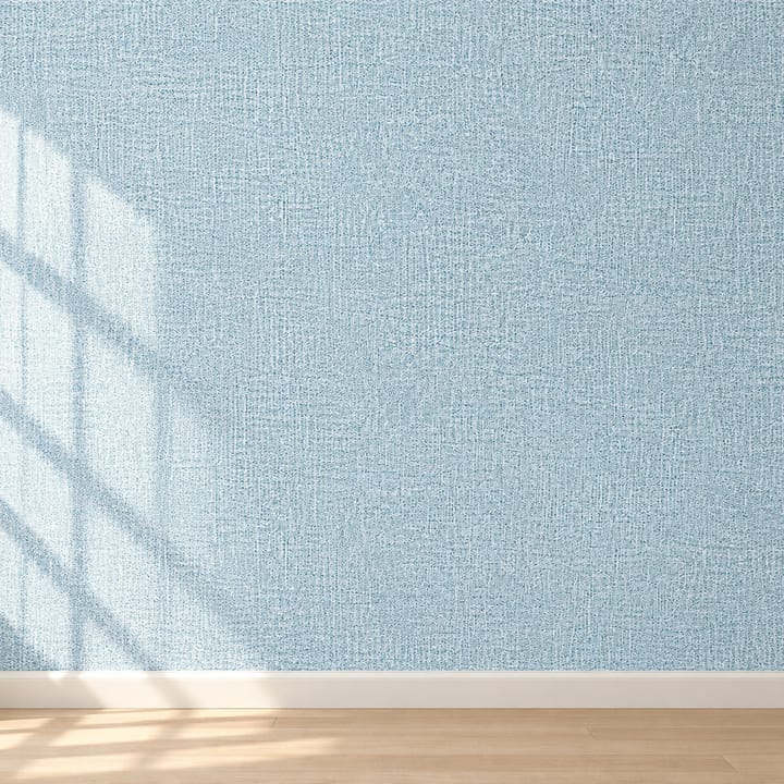 Textured Linen Peel and Stick Wallpaper, Light blue linen