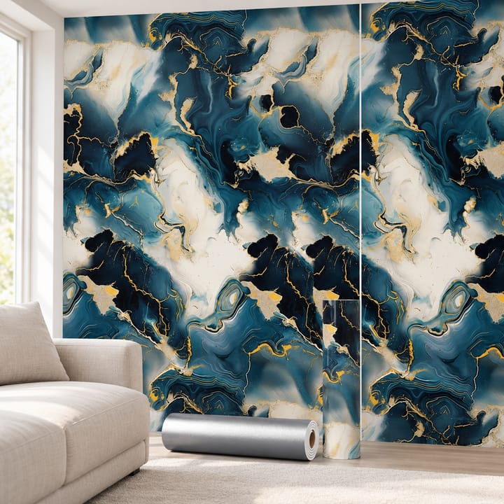 Marble Foam Peel and Stick Wallpaper