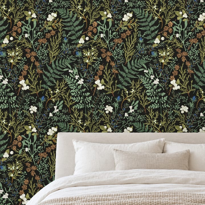 Black Forest Floral Peel and Stick Wallpaper