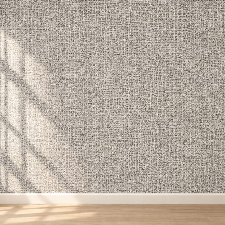 Textured Linen Peel and Stick Wallpaper, Gray white linen