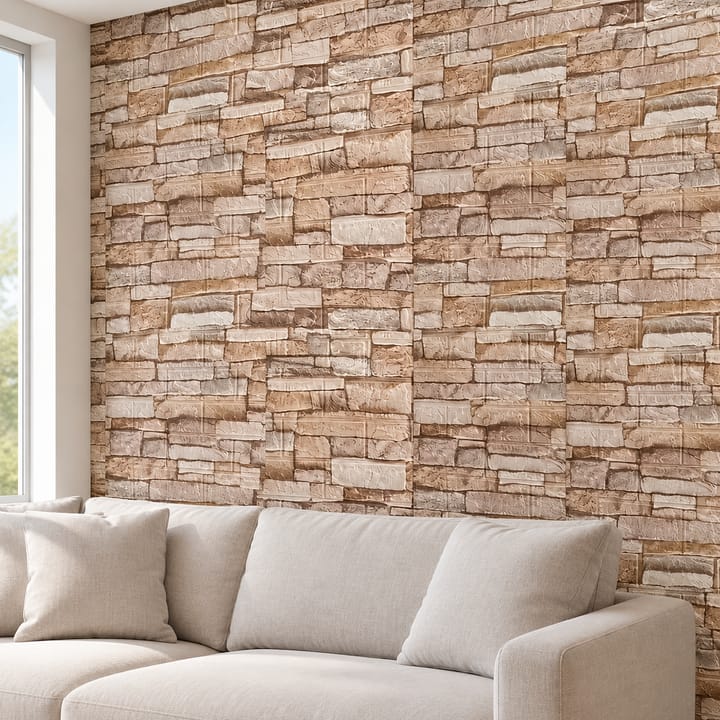 3D Foam Brick Wall Panels