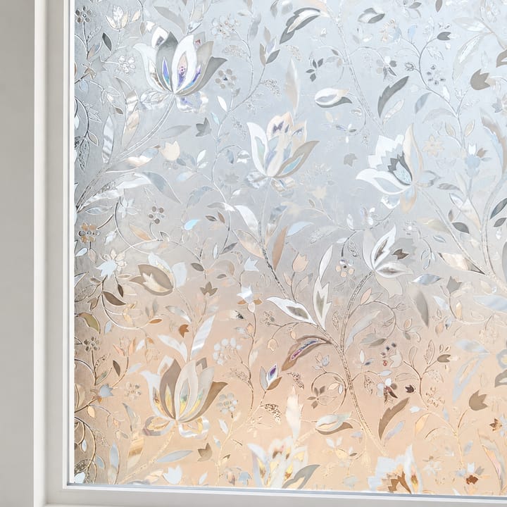 Frosted Floral Privacy Window Film