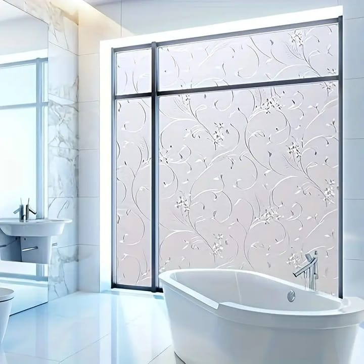 Frosted Static Cling Privacy Window Film