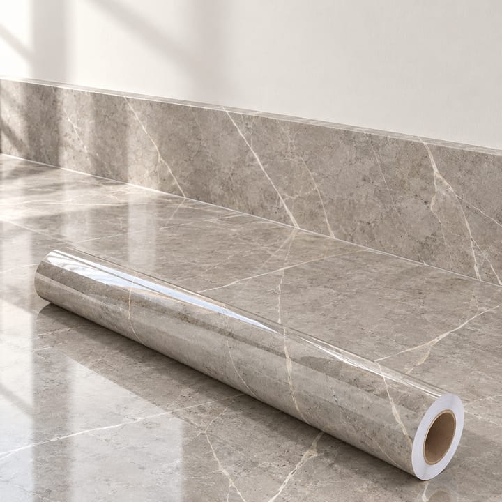 Marble Peel and Stick Backsplash Paper, Beige marble