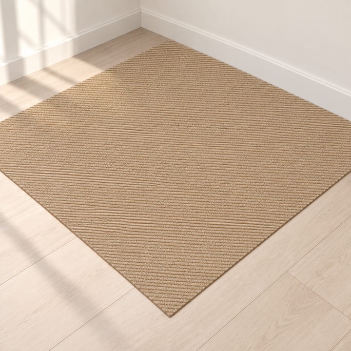 Quiet Grip Carpet Floor Squares, Khaki