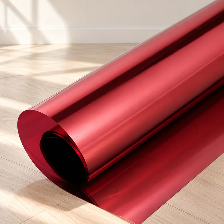 Daytime Mirror Window Tint Roll, Red